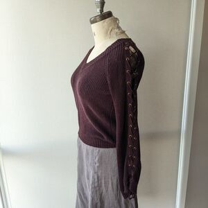 G by Guess - Lace Up Sweater